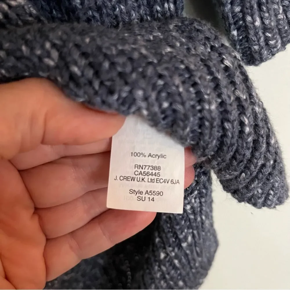 J.Crew Factory Store Women Blue Pullover Sweater S